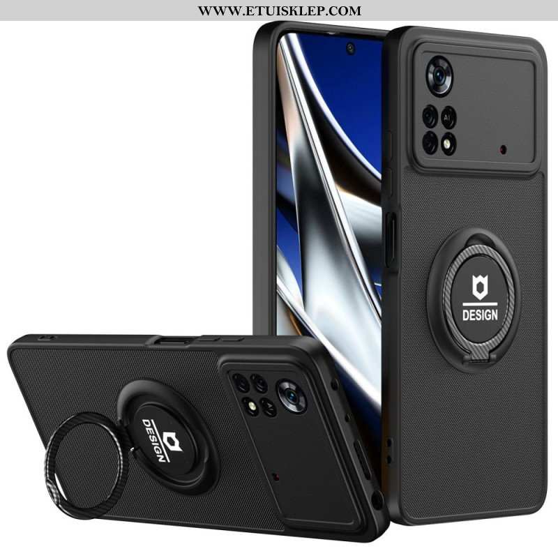 Etui do Poco X4 Pro 5G Wsparcie Pierścienia Dwukolorowego